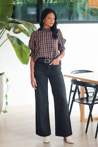 Zoey Black High Rise Pocket Jean