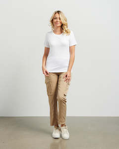 Et Alia: Postcode Tee White