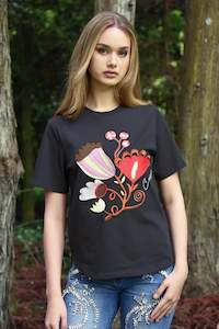 Stitch Hazel T-Shirt Black