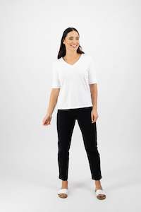 Vassalli: Knit Top 4264 White