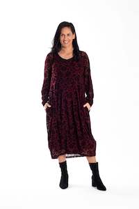 Jellicoe: Chelsea Dress Maroon