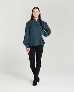 Seduce: Amelia Top Teal