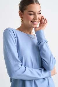 Staycation Sky Blue Jumper