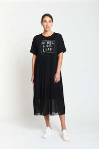 Rebel for life dress