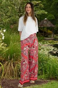 Curate: Take Your Lead Pant Pink Border