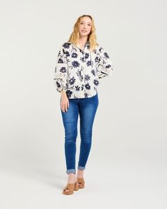 Zafina: Arabella Shirt Ink Blossom