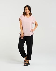 Blouses: Hannah Top Pink