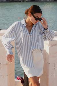 Shirts: Connection Blue Stripe Shirt