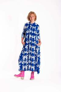 French Me Dress Cobalt