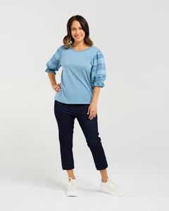 Seduce: Amber Top Blue