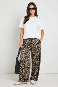 Townie Animal Satin Pants