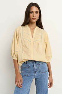 Ivy Jack: Ornamental Butter Lace Shirt