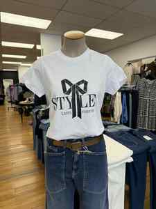 All Tops: Armoury White Style Tee