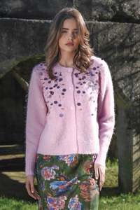 Coop: Cardi-Bling Cardigan Pink