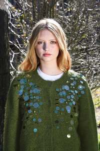 Cardi-Bling Cardigan Green