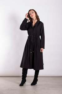 Blazers And Jackets: Shadowlines Pleat Jacket Black