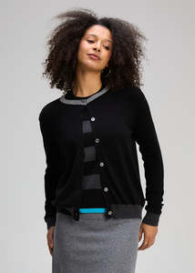 Zaket Plover: Crew Cardi Esntl Black