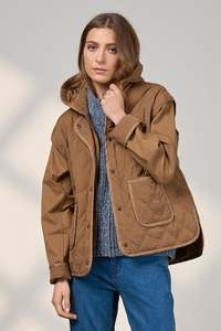 All Tops: Tetris Jacket Mocha