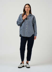 All Tops: Direction Stripe Shirt