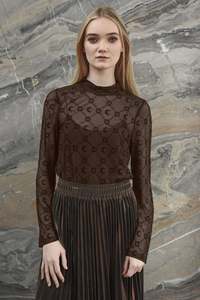 Don't Get Meshy Top Brown