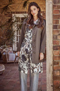 Blazers And Jackets: Tova Coat Olive