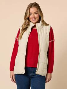 The Alpine Vest Ivory