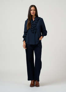 All Tops: Bijou Shirt Indigo