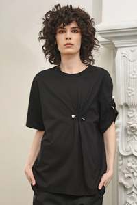 All Tops: Pearl Perfection Tee Black