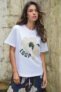 All Tops: Petal Pop T-Shirt White