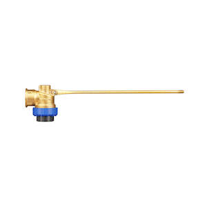 Hansen Superflo Brass Piston Trough Valve - Long Tail Adaptor