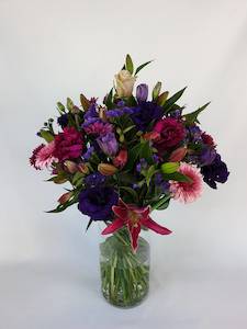 Flowers: Pink and Purple Bouquet