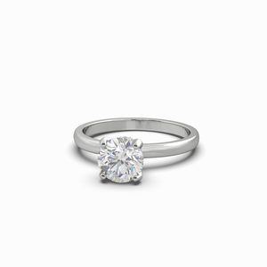 Ready to ship: 1.12 CTW Lab Grown Solitaire Ring – Size N