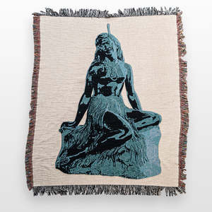 Art Blankets: Blue Pania Throw