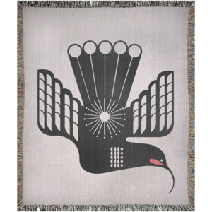 Art Blankets: Titihuia Wooven Cotton Throw