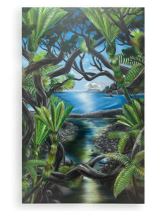 View from Fantail Bay of Hauturu o Toi