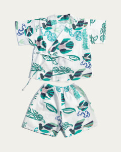 Pera Aio: Kererū Ma Kimono Set