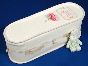 Products: Baby Woollen casket - Aroha Funerals