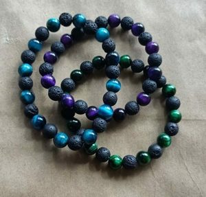 Lava Stone Beaded Diffuser Bracelet