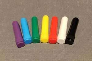 Bulk Lot – Nasal Inhaler Blanks (50) Blue and Yellow