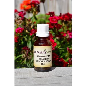 Products: Aromaceutical Wellbeing Breathe & Relieve 30mls - Aroma Spa