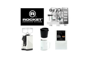Rocket Appartamento (white) & Eureka Mignon Specialita (white) package