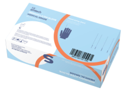 Latex Gloves Powder Free Small 100pk