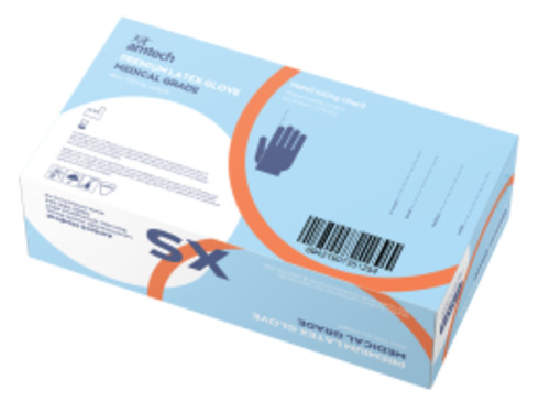 Waxing: Latex Gloves Powder Free Extra Small 100pk