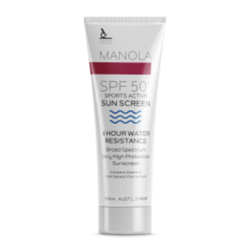 Retail: Manola SPF 50+ Sports Active Sunscreen 100ml