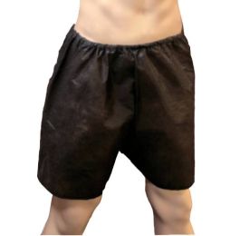 Disposable & Salon Sundries: Disposable Mens Boxers Black Single