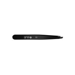 Salon Hygiene, Disposables & Implements: Grip Tweezer Claw Slanted Tip Matte Black
