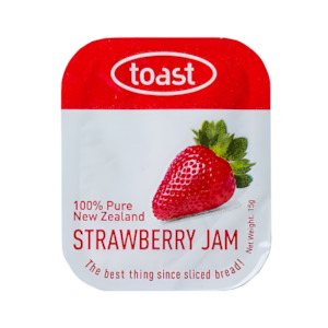 Food Beverage: Toast Spread Strawberry Jam