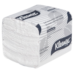 Kimberley Clark: Kleenex 2-ply Interleaved Toilet Tissue 250sht Ctn/36