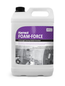 Sanitisers: Kemsol Foam-Force Cleaner & Sanitiser