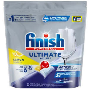 Dishwash Powders: Finish Ultimate Tablets 60pk
